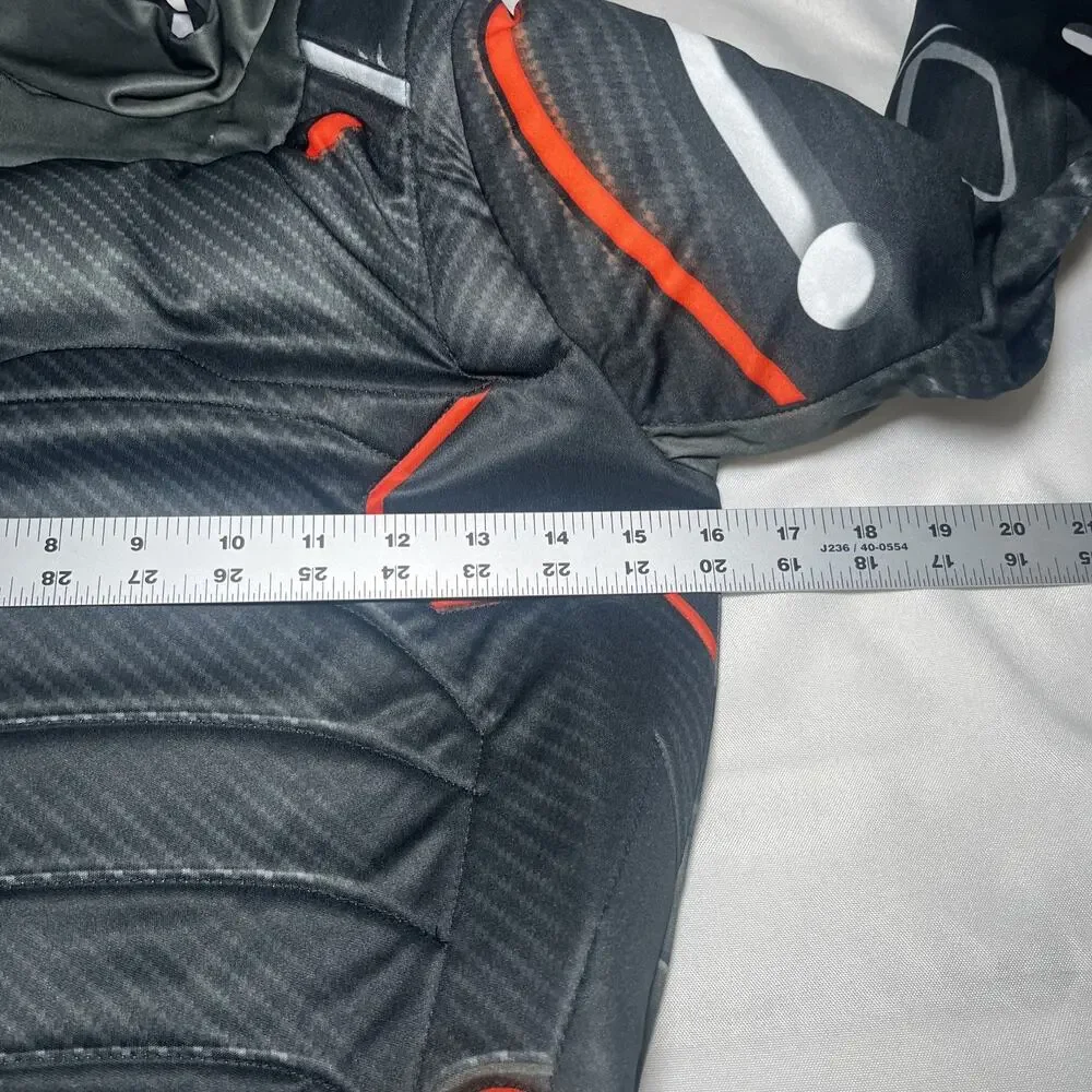 Fortnite Omega Costume Youth XL Orange Black Padded Suit Only NO MASK
